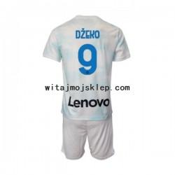 Koszulka Inter Mediolan Edin Dzeko 9 Dziecięca Stroje Wyjazdowe 2022-2023 Krótkie Rękawy