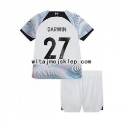 Koszulka Liverpool Darwin Nunez 27 Dziecięca Stroje Wyjazdowe 2022-2023 Krótkie Rękawy