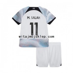 Koszulka Liverpool M.Salah 11 Dziecięca Stroje Wyjazdowe 2022-2023 Krótkie Rękawy