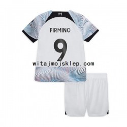 Koszulka Liverpool Roberto Firmino 9 Dziecięca Stroje Wyjazdowe 2022-2023 Krótkie Rękawy