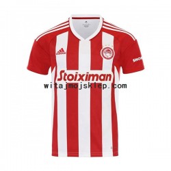 Koszulka Olympiacos Męska Stroje Domowe 2022-2023 Krótkie Rękawy