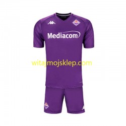 Koszulka Fiorentina Dziecięca Stroje Domowe 2024-2025 Krótkie Rękawy
