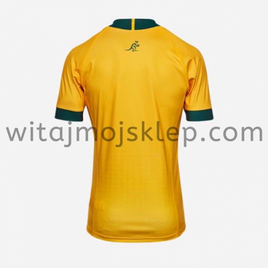Koszulka Reprezentacja Australii w Rugby Stroje Wyjazdowe 2021 Krótkie Rękawy
