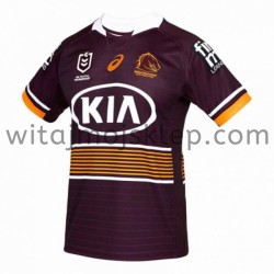 Koszulka Brisbane Broncos Rugby Stroje Domowe 2021 Krótkie Rękawy