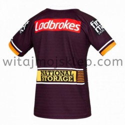 Koszulka Brisbane Broncos Rugby Stroje Domowe 2021 Krótkie Rękawy
