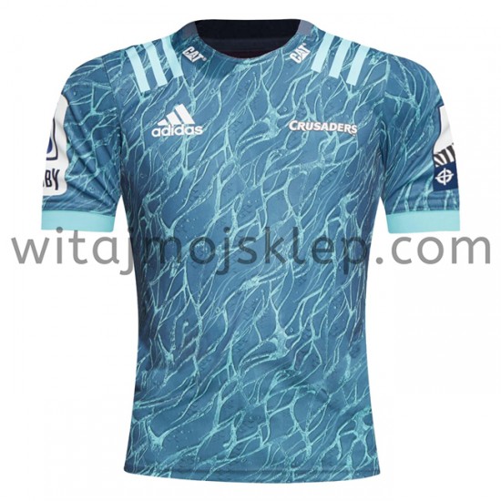 Koszulka Crusaders Rugby Stroje Wyjazdowe 2020 Krótkie Rękawy