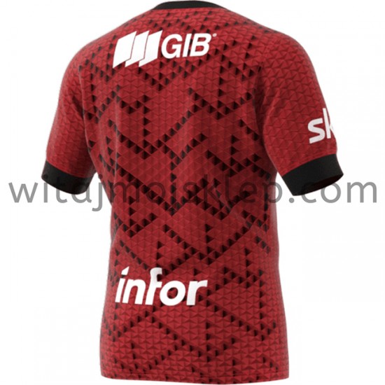 Koszulka Crusaders Rugby Stroje Wyjazdowe 2020 Krótkie Rękawy