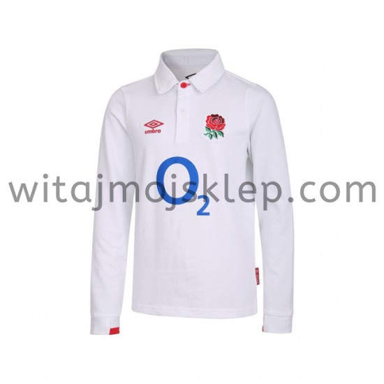 Koszulka Reprezentacja Anglii w Rugby Classic Stroje Domowe 2020-2021 Długie Rękawy