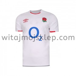 Koszulka Reprezentacja Anglii w Rugby Stroje Domowe 2020-2021 Krótkie Rękawy