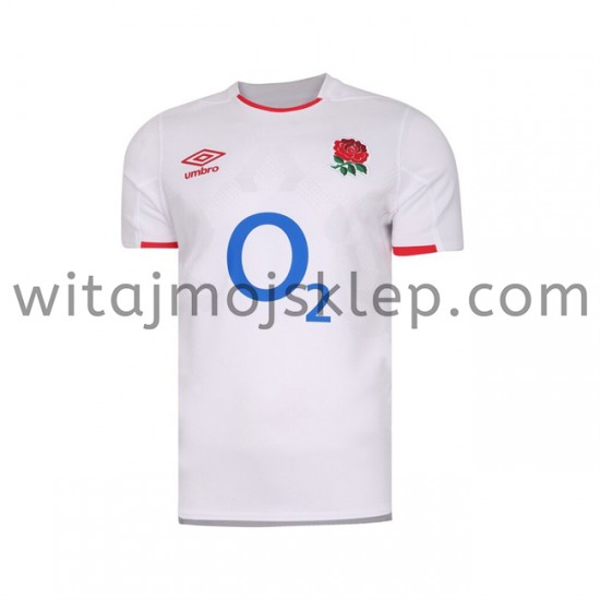Koszulka Reprezentacja Anglii w Rugby Stroje Domowe 2020-2021 Krótkie Rękawy