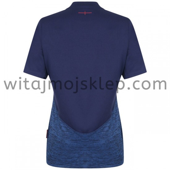 Koszulka Reprezentacja Anglii w Rugby Damska Stroje Wyjazdowe 2020-2021 Krótkie Rękawy