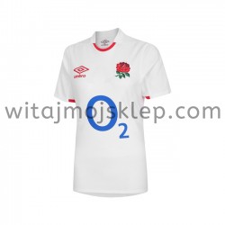 Koszulka Reprezentacja Anglii w Rugby Damska Stroje Domowe 2020-2021 Krótkie Rękawy