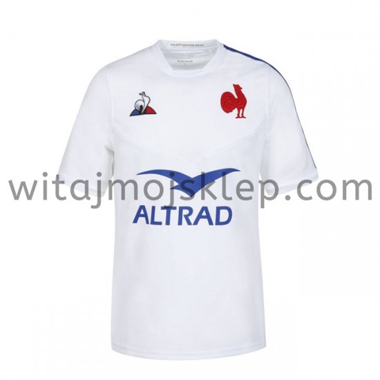 Koszulka Reprezentacja Francji w Rugby Stroje Wyjazdowe 2020-2021 Krótkie Rękawy