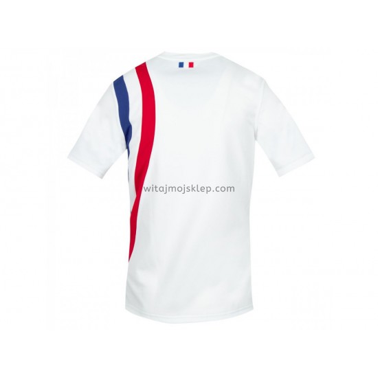 Koszulka Reprezentacja Francji w Rugby Stroje Wyjazdowe 2021-2022 Krótkie Rękawy