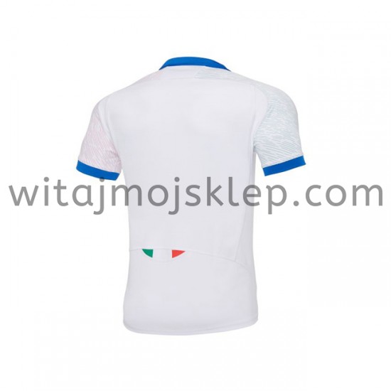 Koszulka Reprezentacja Włoch w Rugby Stroje Wyjazdowe 2020-2021 Krótkie Rękawy