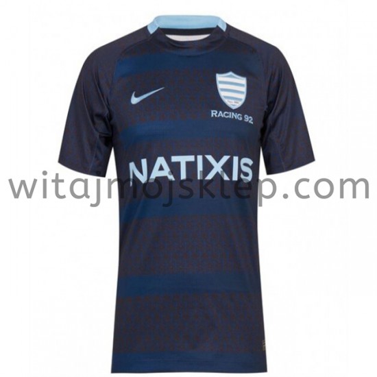 Koszulka Racing 92 Rugby Stroje Wyjazdowe 2021-2022 Krótkie Rękawy