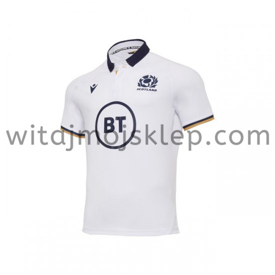 Koszulka Reprezentacja Szkocji w Rugby Stroje Wyjazdowe 2020-2021 Krótkie Rękawy