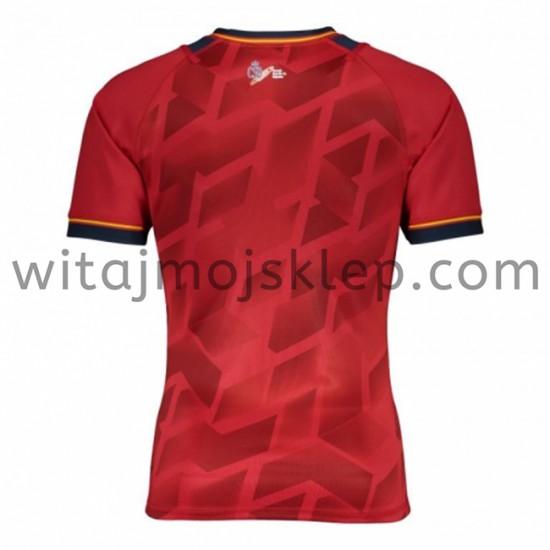 Koszulka Reprezentacja Hiszpanii w Rugby Stroje Domowe 2021 Krótkie Rękawy