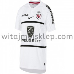Koszulka Stade Toulousain Rugby Stroje Wyjazdowe 2021-2022 Krótkie Rękawy
