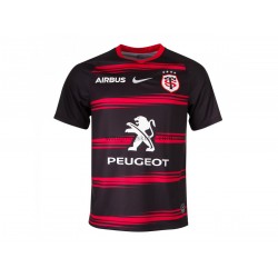 Koszulka Stade Toulousain Rugby Stroje Domowe 2020-2021 Krótkie Rękawy