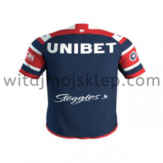 Koszulka Sydney Roosters Rugby Stroje Domowe 2020 Krótkie Rękawy