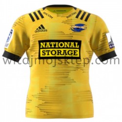 Koszulka Wellington Hurricanes Rugby Stroje Domowe 2020 Krótkie Rękawy