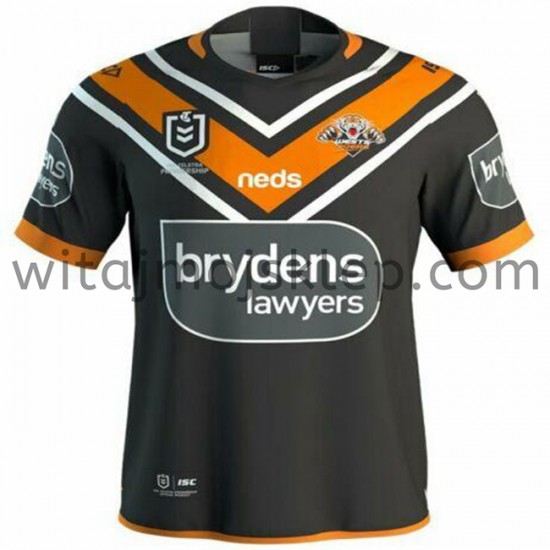 Koszulka West Tigers Rugby Stroje Domowe 2020 Krótkie Rękawy