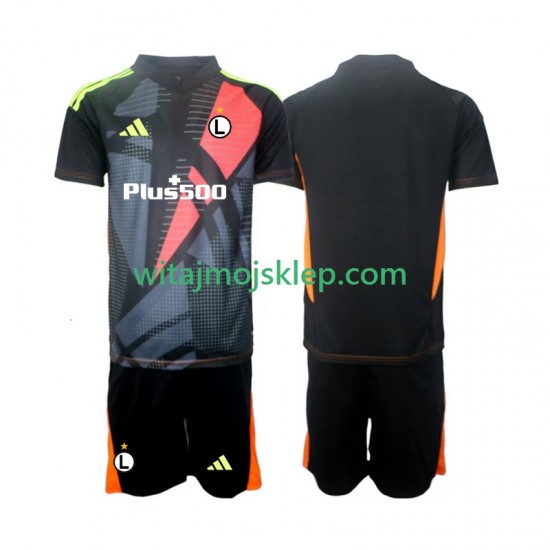 Koszulka Legia Warsaw Bramkarskie Dziecięca Stroje Domowe 2024-2025 Krótkie Rękawy